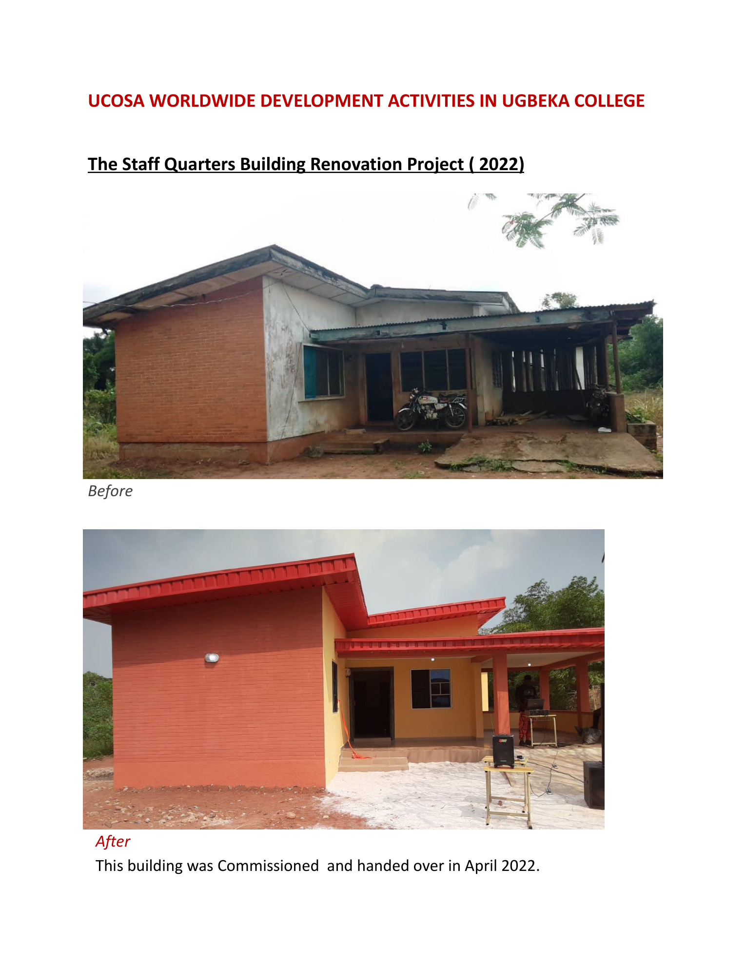 Staff Quarters